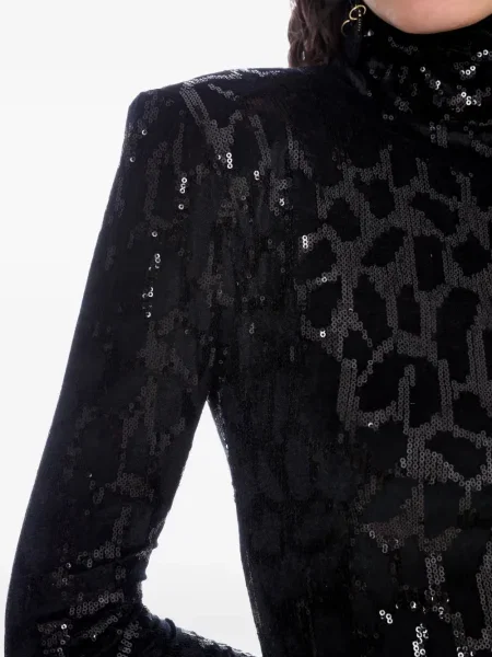 Rochie maxi Amir Slama de costum negru