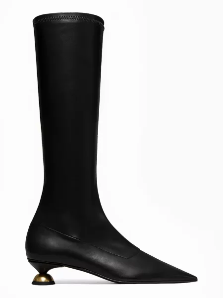 Kozačky Vanda Novak ILARY DEEP BLACK na malém černá