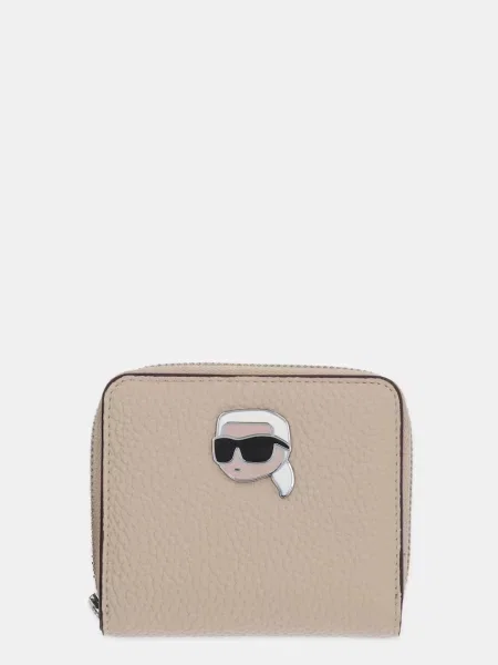 Karl Lagerfeld portfel beżowy