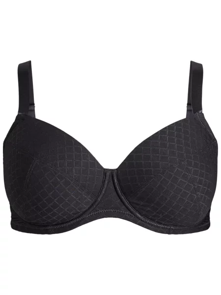 Devoted by Zizzi Sutien Lissa gri metalic negru