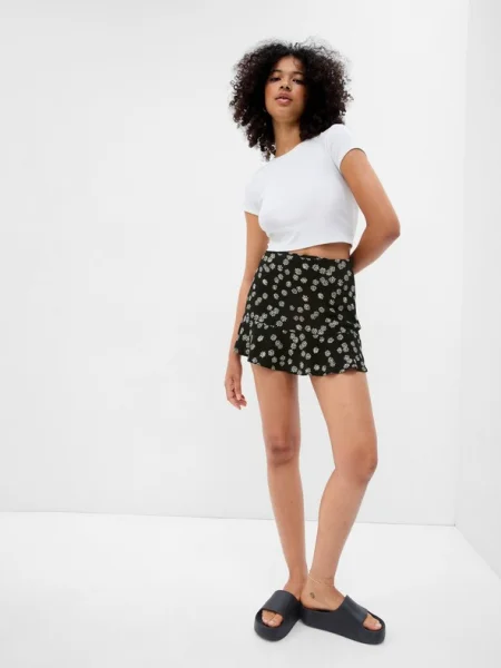 Mini szoknya Gap fekete