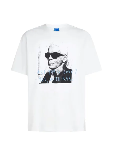 Tricou Karl Lagerfeld Jeans alb