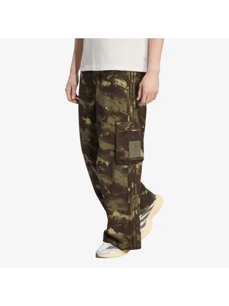 Pantaloni adidas Camo Pants Olive Strata S măslin