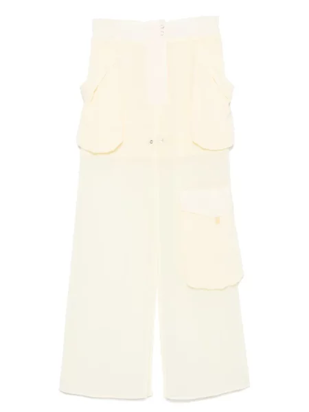 Fustă midi Pinko până la genunchi galben