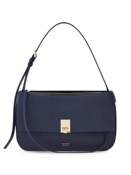Torebka Ferragamo niebieska