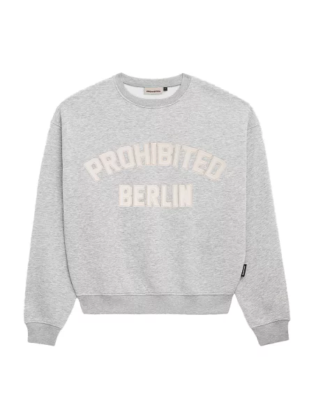 Prohibited Tréning póló Berlin homok / melír szürke