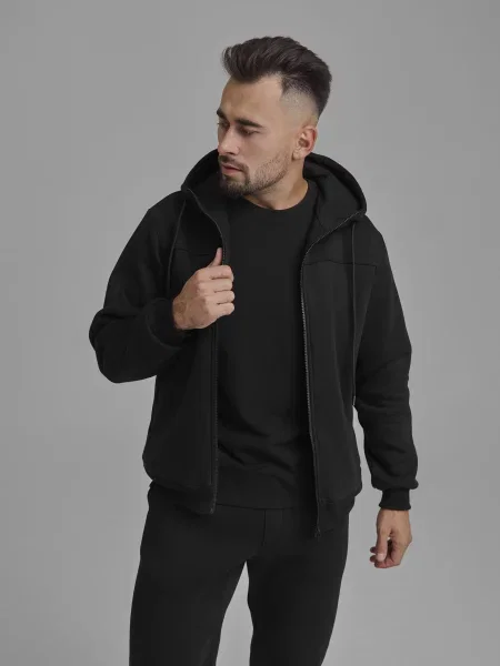 Кофта HANDY WEAR Club бавовна/поліестер чорний