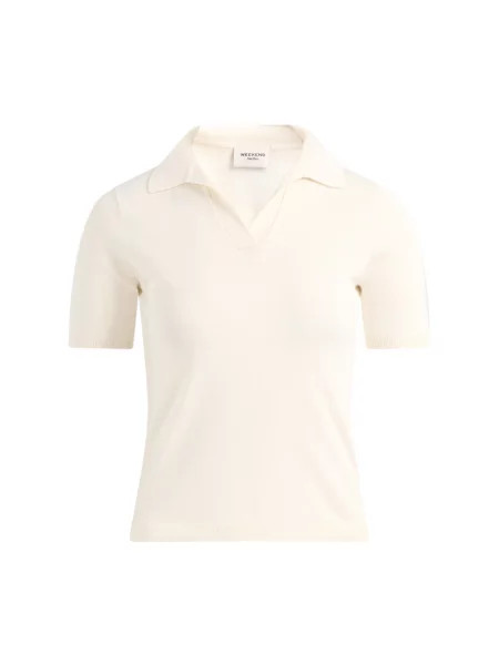 Koszulka polo Weekend Max Mara beżowa