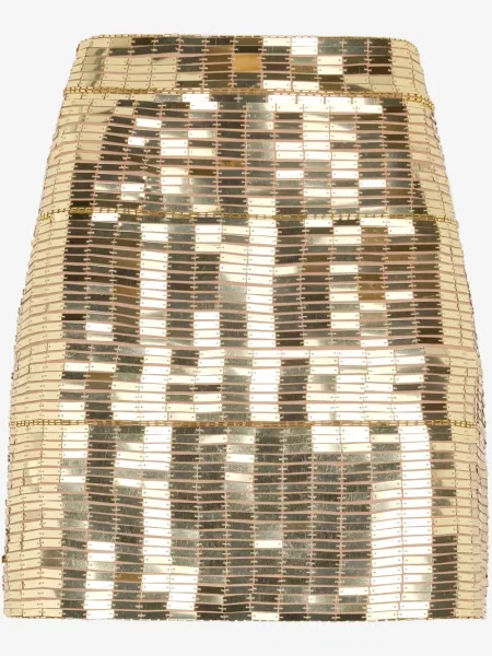 Fusta mini Roberto Cavalli cu paiete