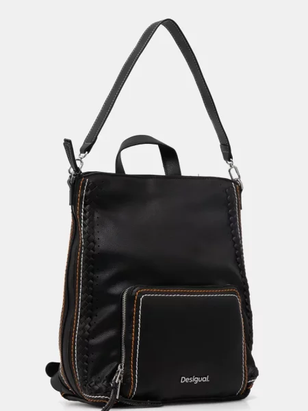 Рюкзак Desigual TRAMA PRETORIA малий однотонний чорний