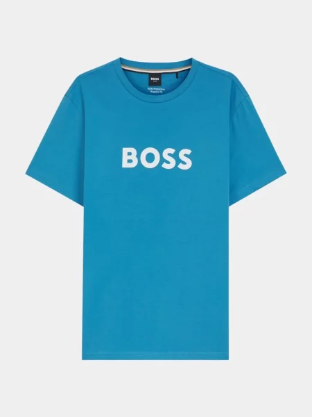 Футболка Boss блакитна