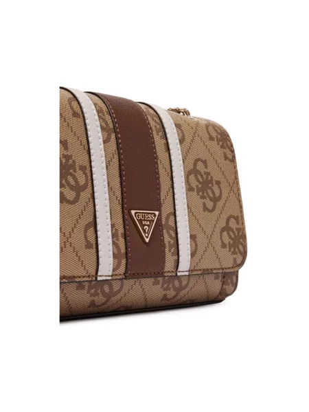 Guess torebka crossbody NOELLE brązowa