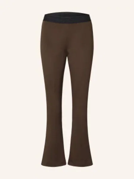 Marc Cain Bootcut Kalhoty Frederica dark wood