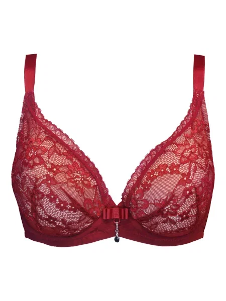 SugarShape Sutien Valerie burgundy roșu