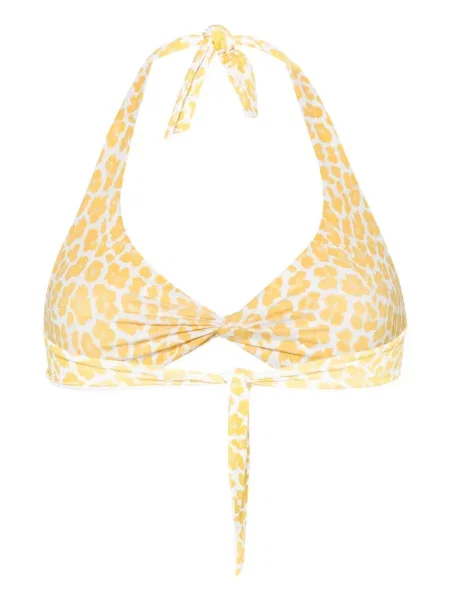 Raštuotas bikinis Fisico leopardinis geltona