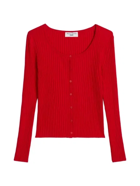 Cardigan Marc O'polo tricotate roșu