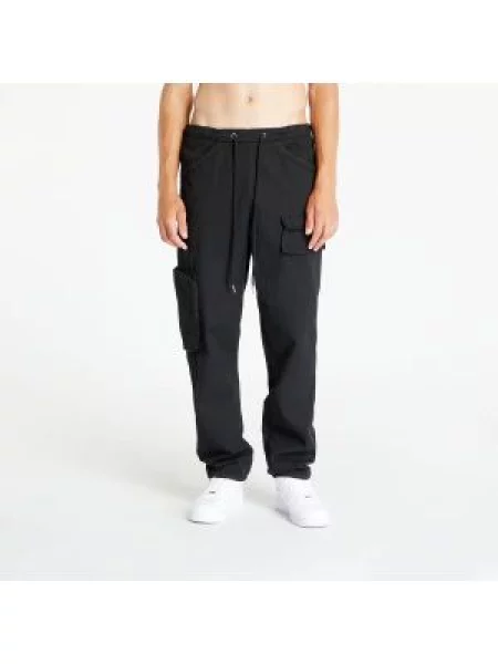 Kalhoty Urban Classics Asymetric Pants Black černé