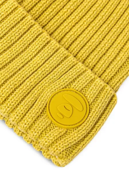 Căciulă Aape By A Bathing Ape tricotate cu autograf galben