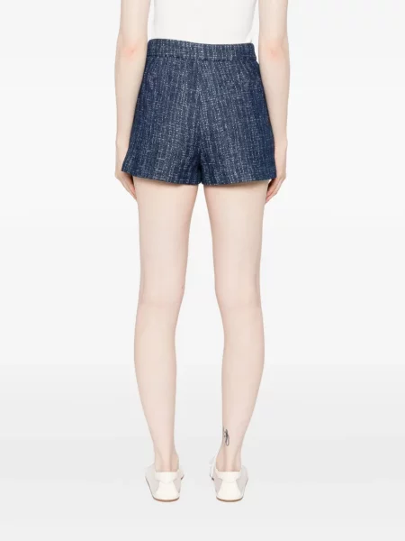 Pantaloni scurți Frame din tweed albastru