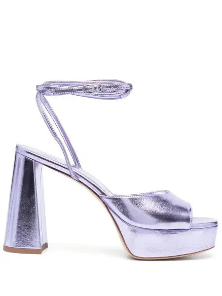 Sandale Bettina Vermillon din piele cu platformă violet