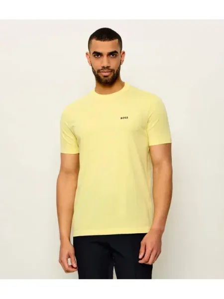 BOSS GREEN Tricou | stretch galben