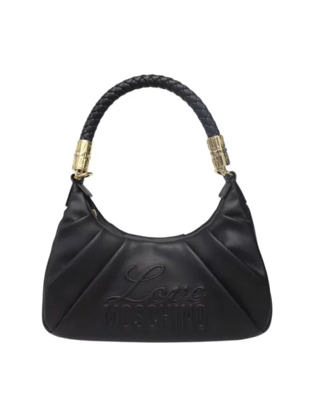 Love Moschino torebka z imitacji skóry czarna