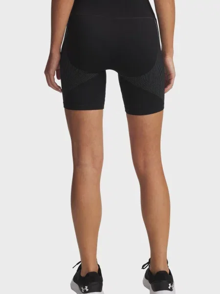 Бесшовные короткие спортивные шорты Under Armour черные