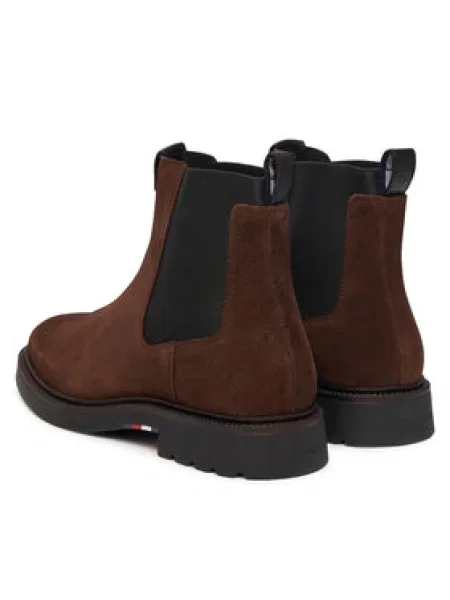 Bokacsizma Tommy Hilfiger Comfort Lwt Barna fekete