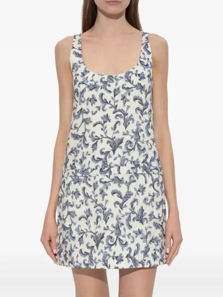 Rochie mini Posse cu imagine de costum alb