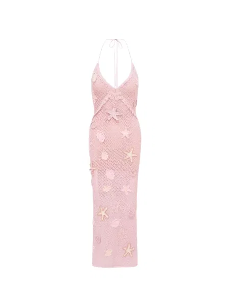 Maxi ruha Loveshackfancy rózsaszín