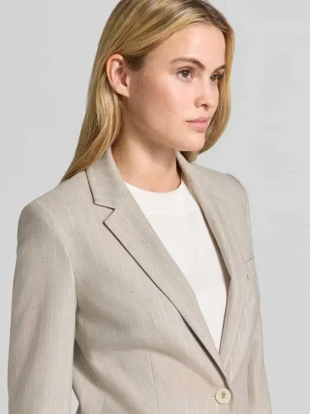 Żakiet o kroju regular fit z dodatkiem Christian Berg Woman Selection beżowa