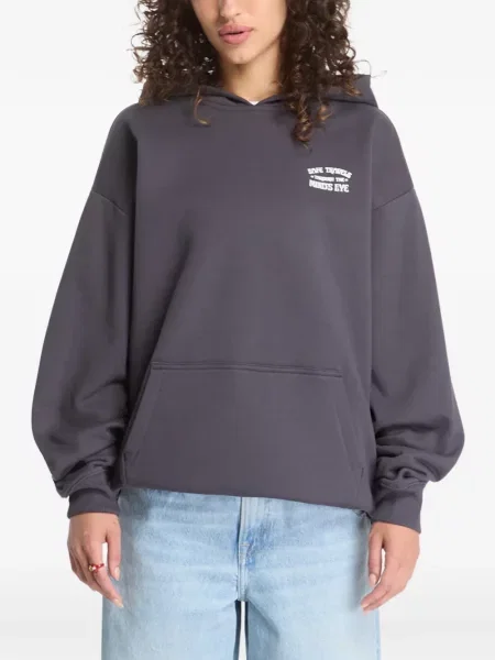 Lung hanorac cu glugă Vans gri