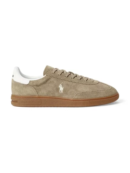 Polo Ralph Lauren sneakers din piele întoarsă Bedford Pp bej