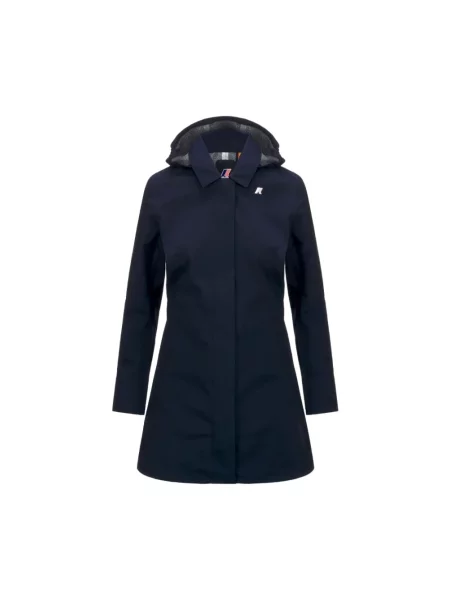 Płaszcz K-way z dżerseju niebieski