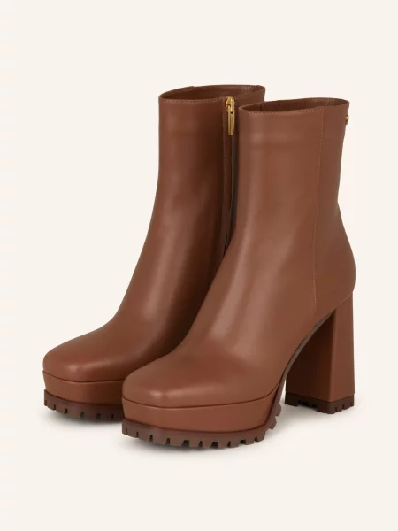 Gianvito Rossi Botki Harlem braun brązowe