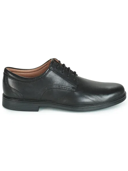 Čipkované tenisky Clarks čierna