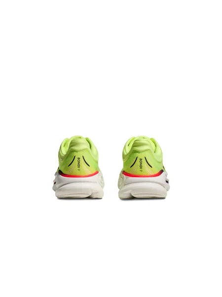 HOKA Futócipők BONDI 9 neonzöld / piros fekete