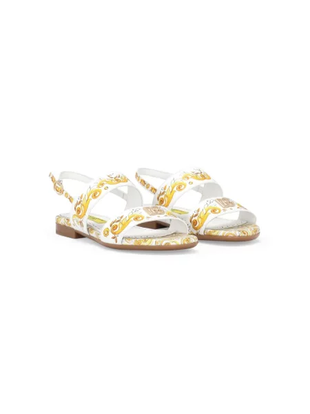 Sandały dziecięce Dolce And Gabbana białe