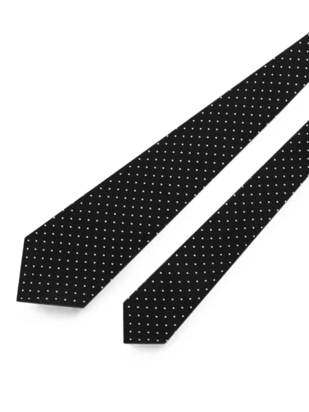 Cravată Dolce & Gabbana cu buline negru