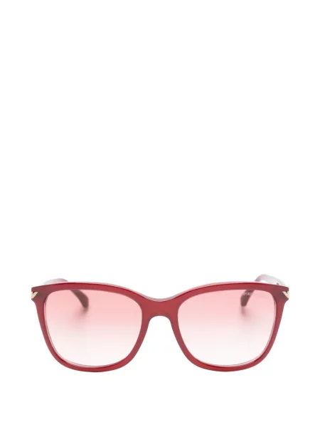 Ochelari de soare pătrați Emporio Armani roșu