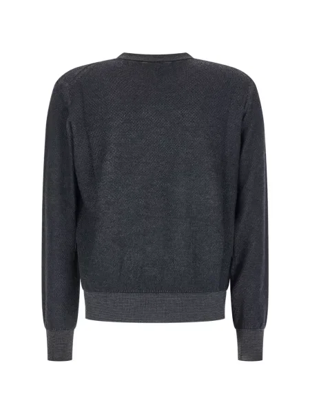 Pulover Piacenza Cashmere din cașmir albastru