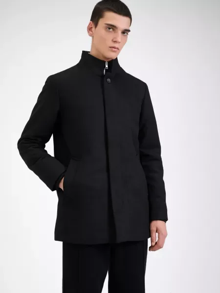 JACK & JONES Prechodná bunda JJEHARRISON' čierna