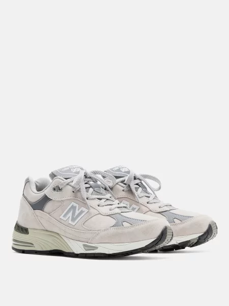 Замшевые кроссовки New Balance серые