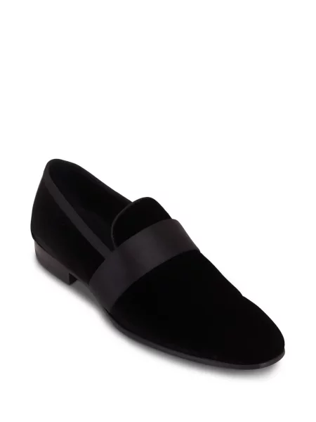 Loaferiai Magnanni velvetinės juoda