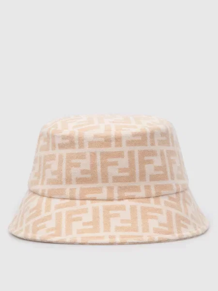 Шерстяная шляпа Fendi бежевая