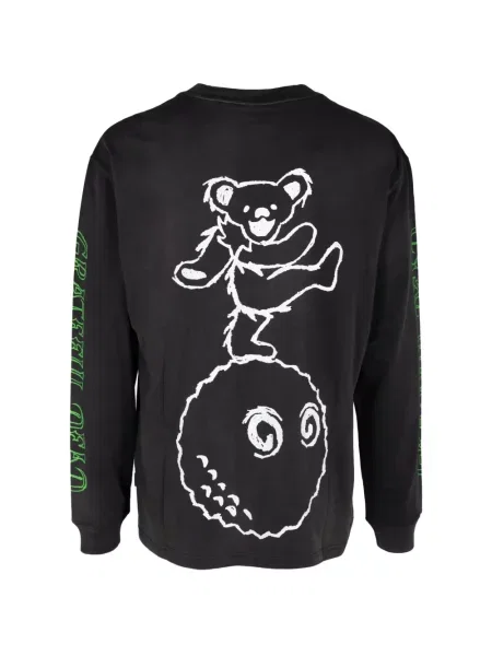 Golf lung tricou Malbon Golf negru