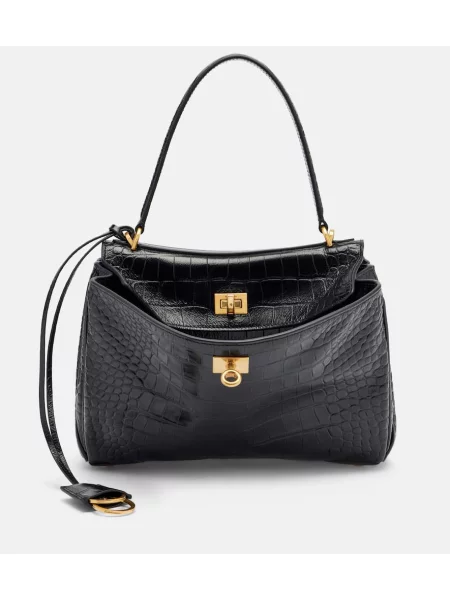 Geanta de piele Balenciaga din piele mini negru