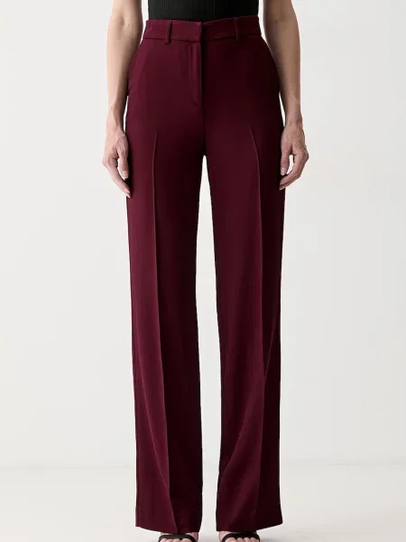 Marciano by Guess pantaloni regular pentru femei cu amestec de lână ABBY