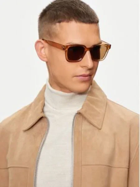 JACK & JONES Sluneční brýle Pontus světle hnědá