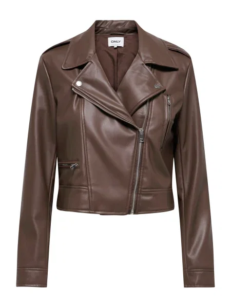 ONLY Geacă de primăvară-toamnă ONLCARMEN ciocolatiu maro